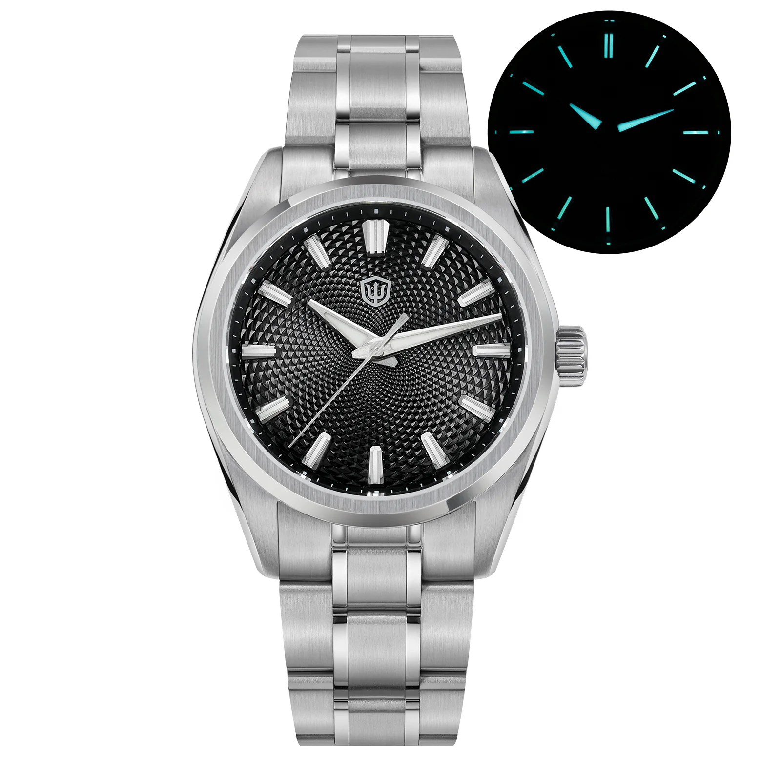 ★US-Pre-Owned★Watchdives WD0003G Guilloche Dial VH31 Men Watch - Image 14