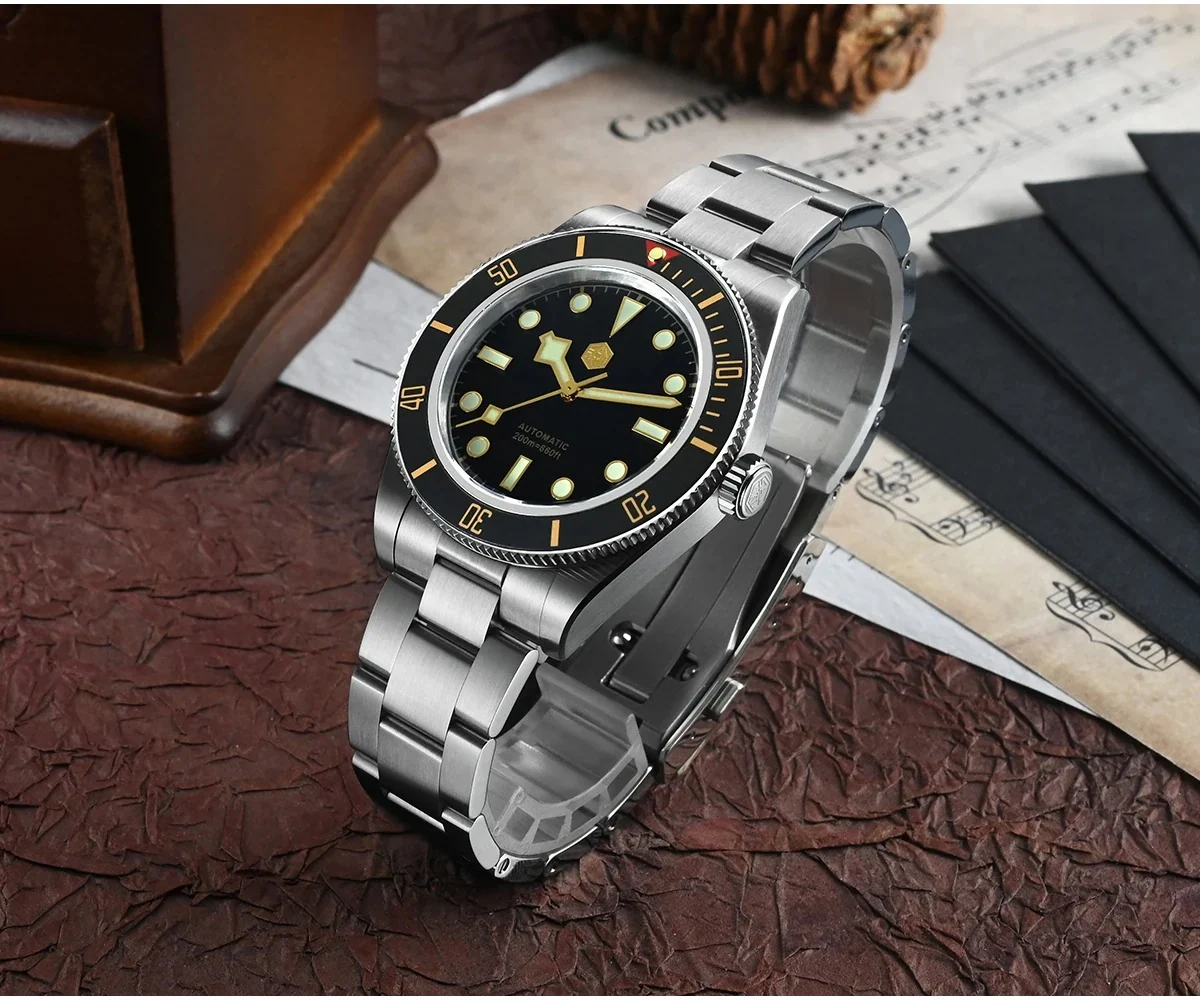 ⚡WeeklyDeals⚡San Martin 40mm BB58 NH35 Automatic Watch SN008G-D - Image 9