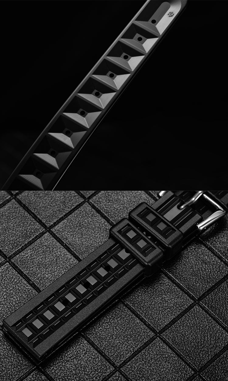 Rdunae 19mm/20mm Soft TPU Rubber Watch Strap - Image 4