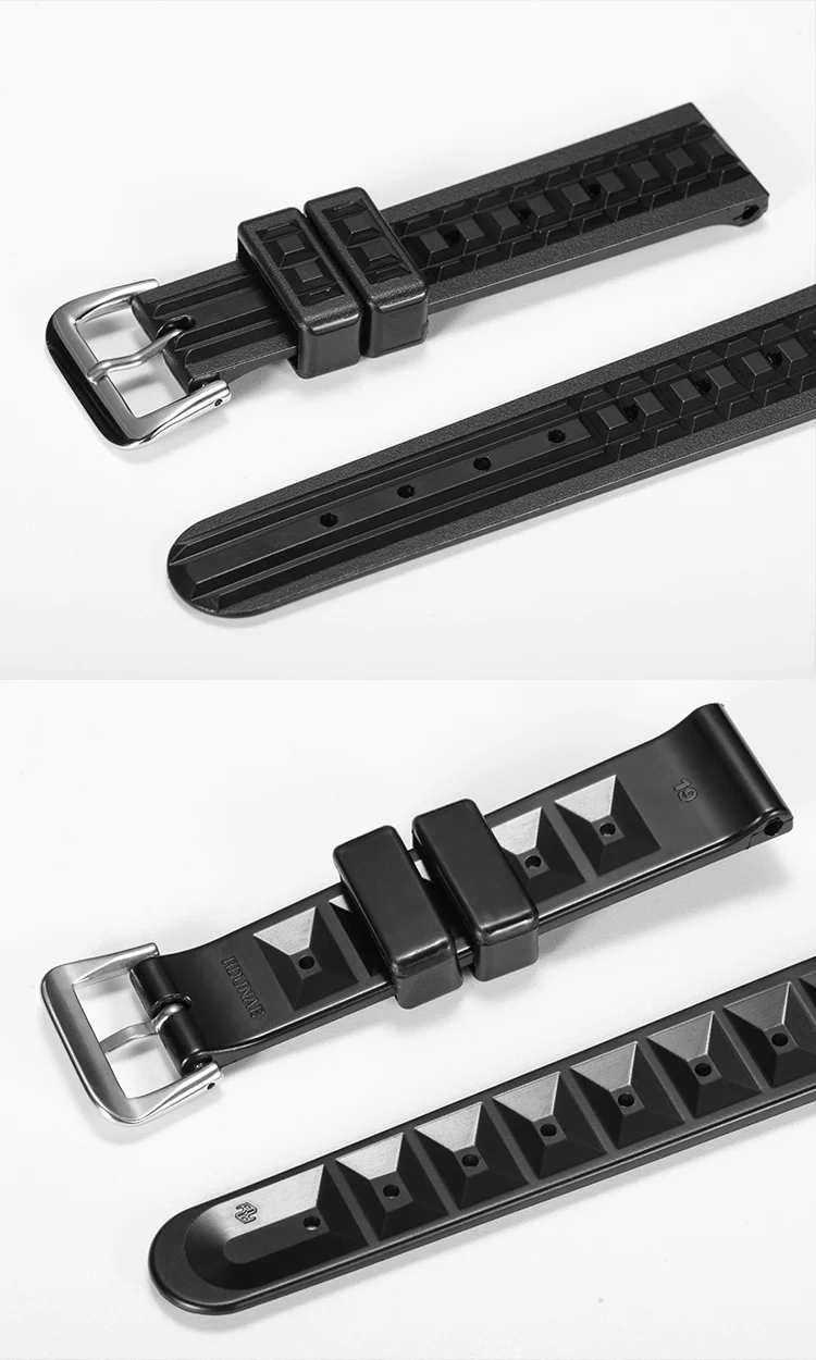 Rdunae 19mm/20mm Soft TPU Rubber Watch Strap - Image 5
