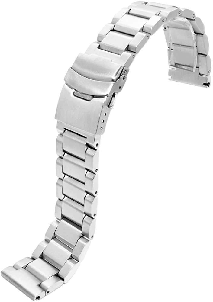 Solid Stainless Steel Watch Straps - Straight End - Image 4