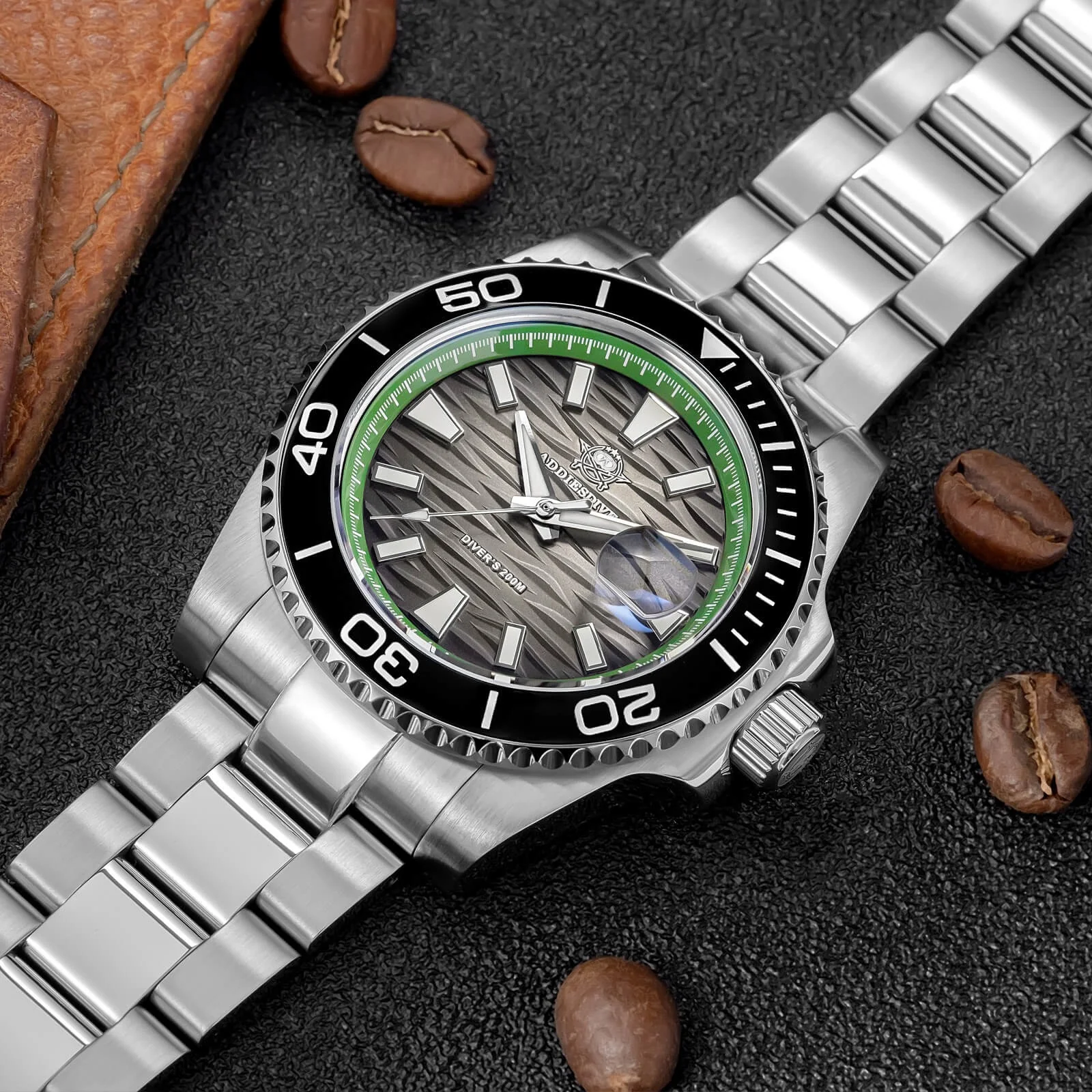 Addiesdive 41mm Sub Diver Quartz Watch AD2514 - Image 18