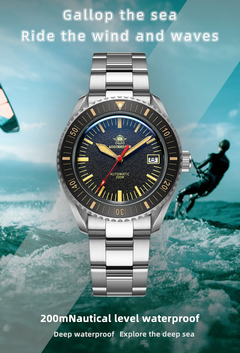 Addiesdive Pot Cover Diver Watch AD2105 - Image 9