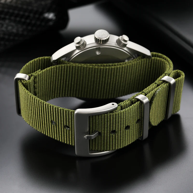 Smooth Nylon Watch Band with Sandblasting Buckle - Image 13