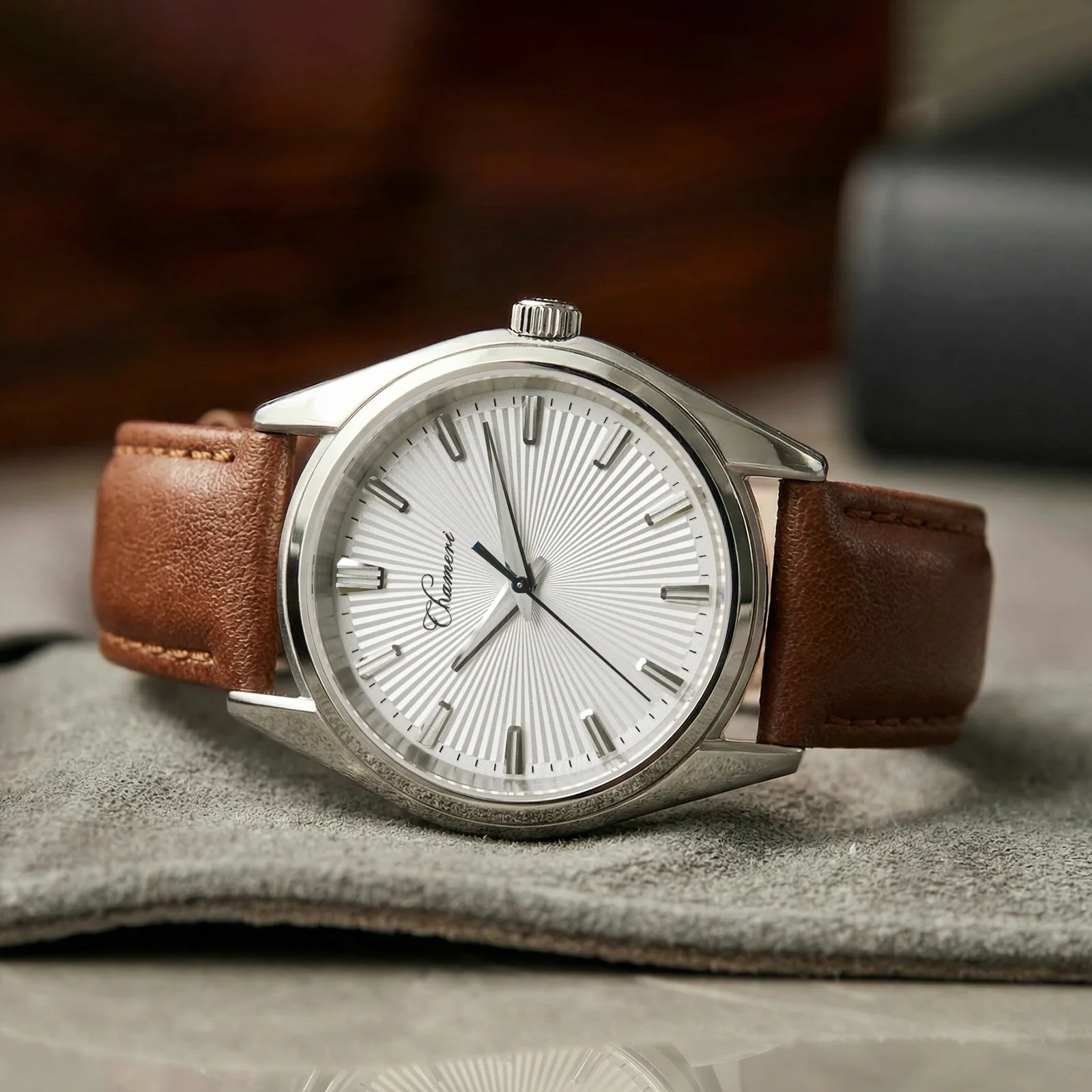 Chameri 40mm VH31 Quartz Sweep Second Watch GS05 - Image 15