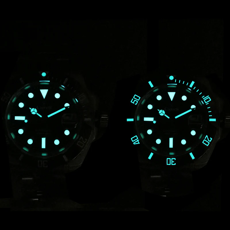 ★US Pre-Owned★Cronos 2.5x Water Ghost PT5000 Dive Watch L6005 - Image 10