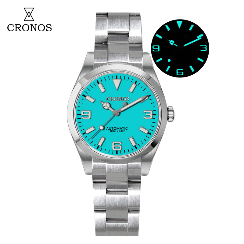 Cronos 36mm NH35 Explore NH35 Men Watch L6019 - Image 7