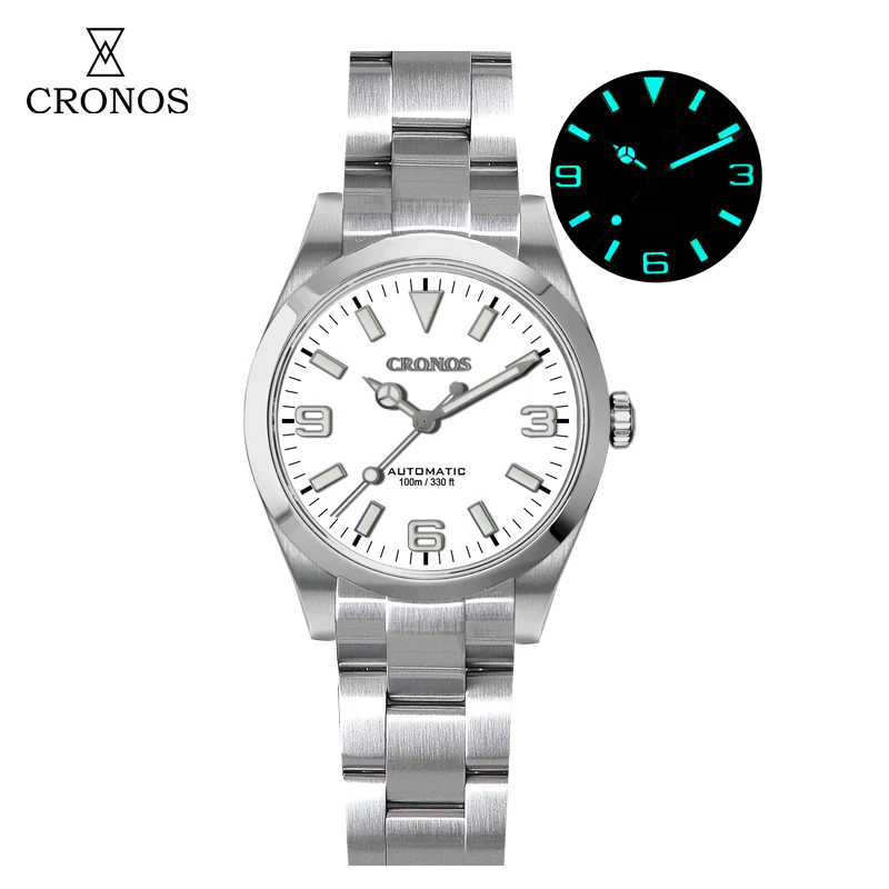 Cronos 36mm NH35 Explore NH35 Men Watch L6019 - Image 9