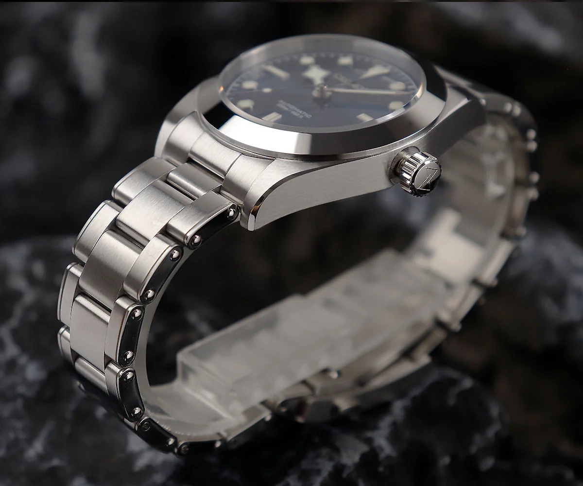 Cronos 39mm NH35 Snowflake Automatic Men Watch L6025 - Image 11