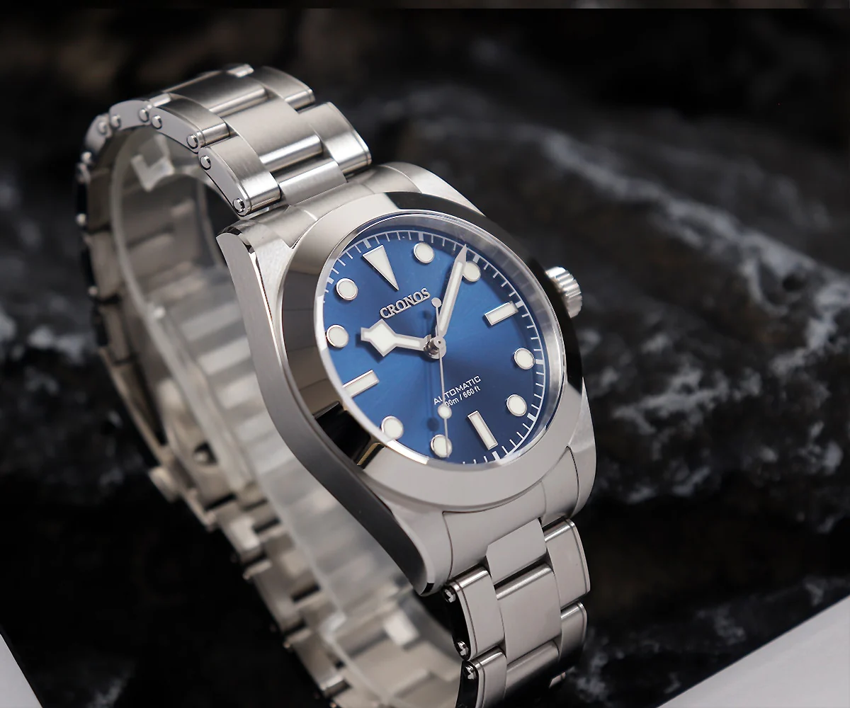 Cronos 39mm NH35 Snowflake Automatic Men Watch L6025 - Image 17