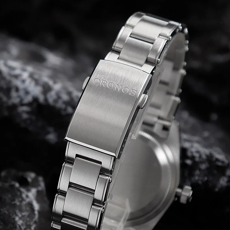 Cronos 39mm NH35 Snowflake Automatic Men Watch L6025 - Image 18