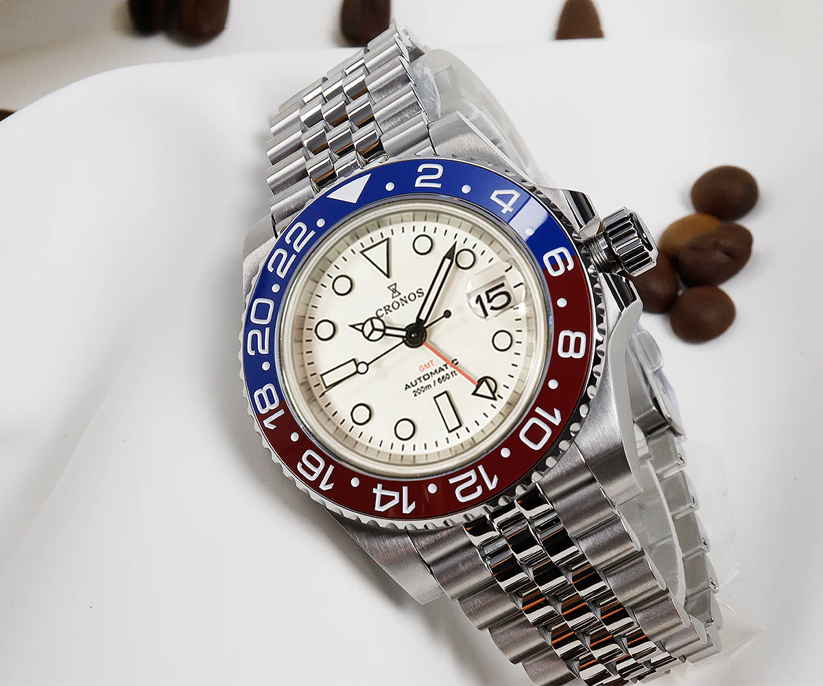 Cronos NH34 GMT Automatic Men Watch L6020 - Image 15
