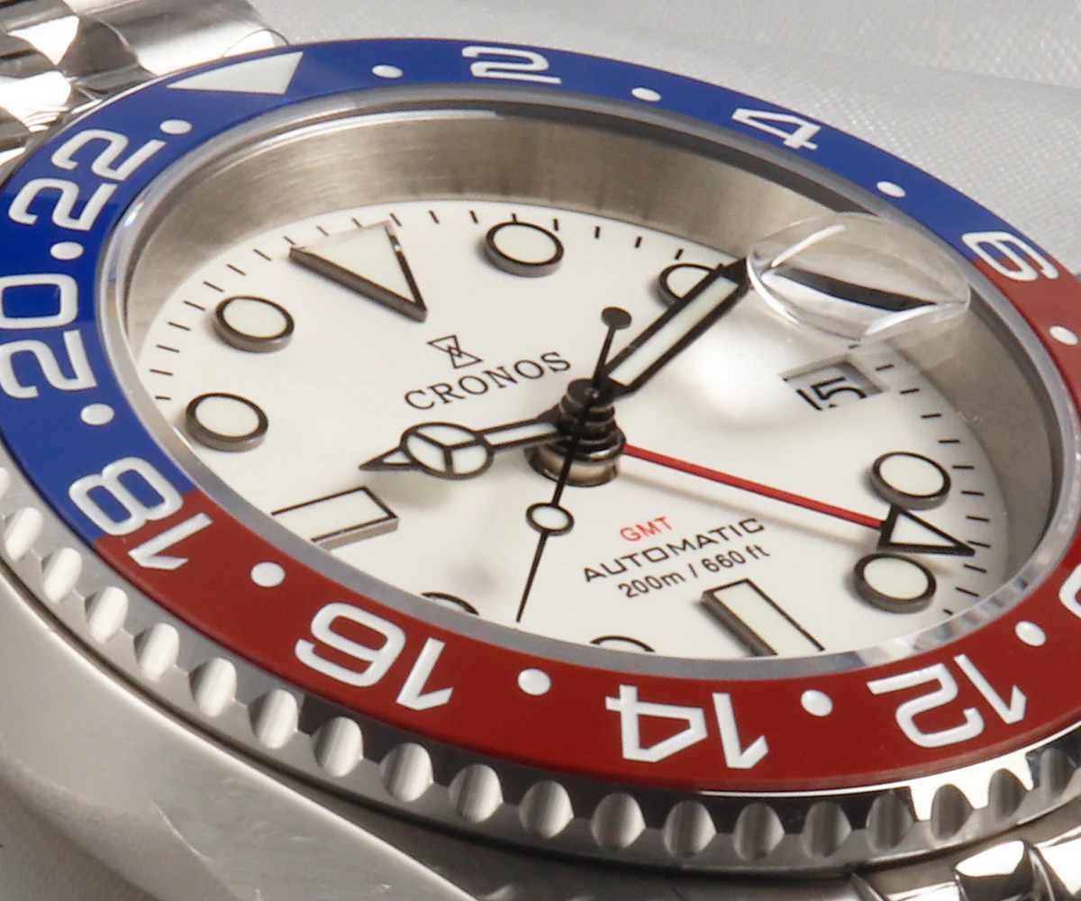 Cronos NH34 GMT Automatic Men Watch L6020 - Image 16