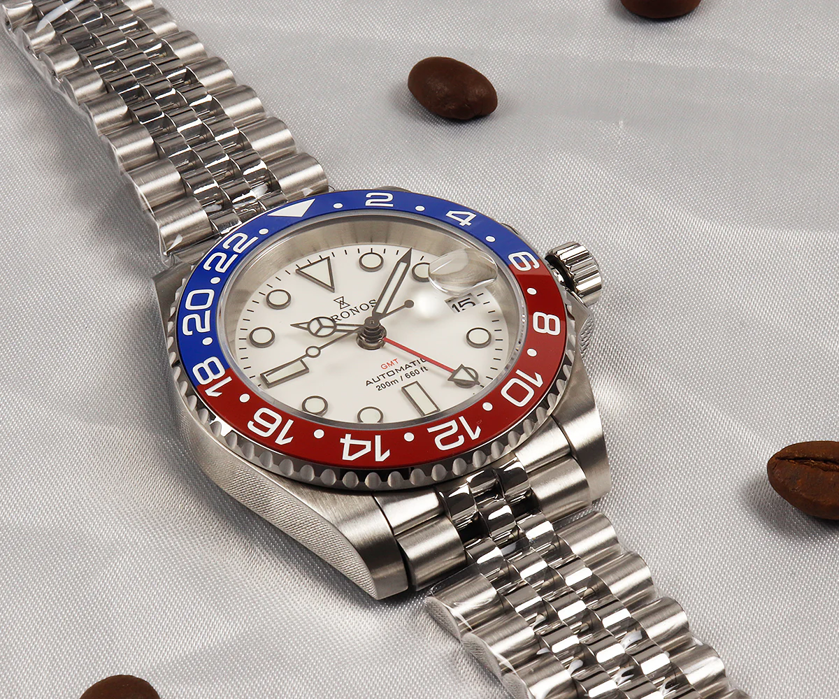 Cronos NH34 GMT Automatic Men Watch L6020 - Image 17