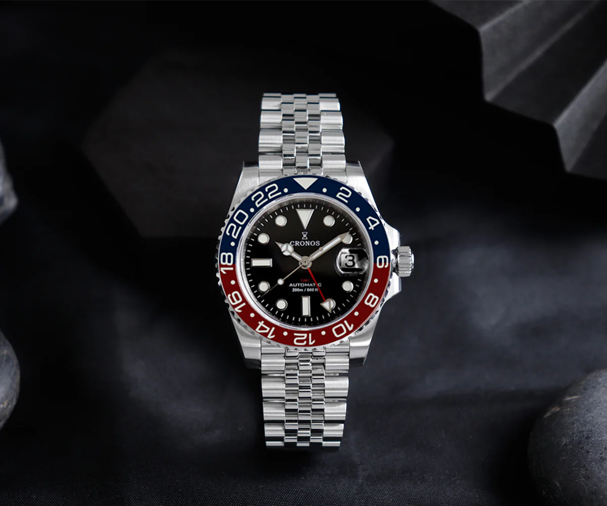 Cronos NH34 GMT Automatic Men Watch L6020 - Image 21