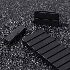 Cut-to-Size CTS FKM Rubber Watch Strap with Deployant Clasp - Image 6