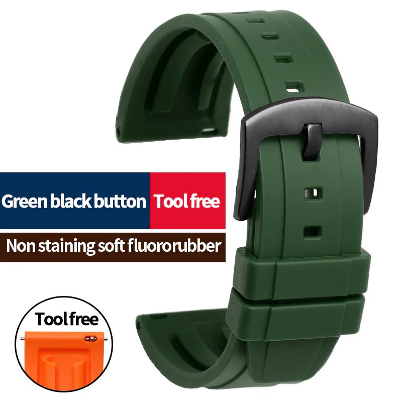 Easy Release Rubber Watch Strap - Image 11