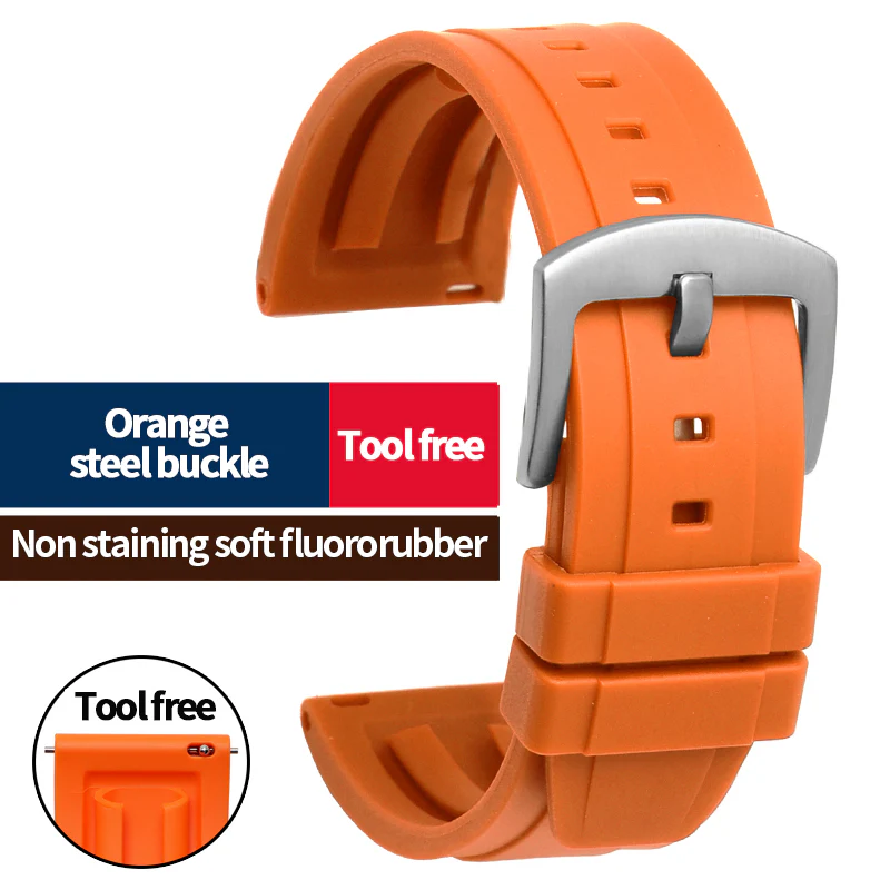 Easy Release Rubber Watch Strap - Image 12