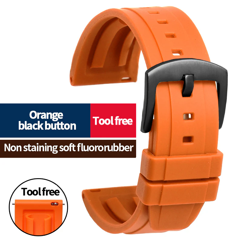 Easy Release Rubber Watch Strap - Image 13