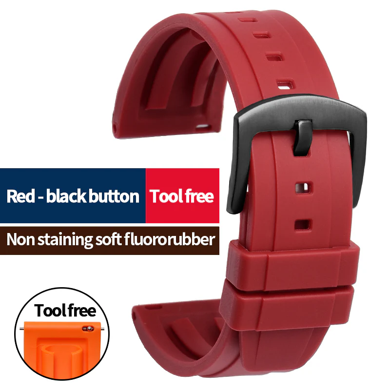 Easy Release Rubber Watch Strap - Image 16