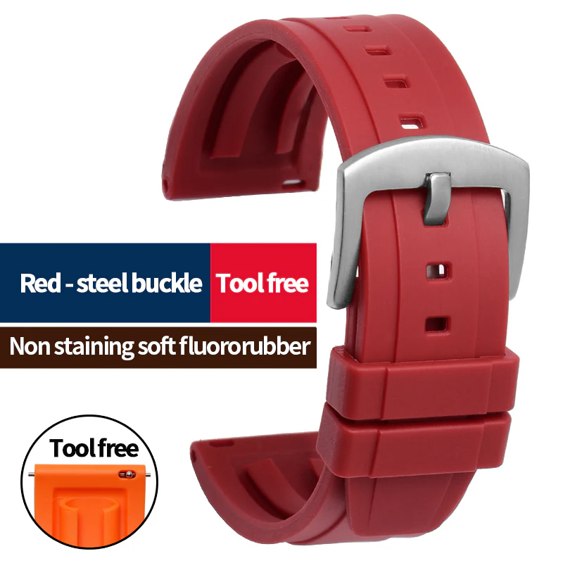 Easy Release Rubber Watch Strap - Image 17