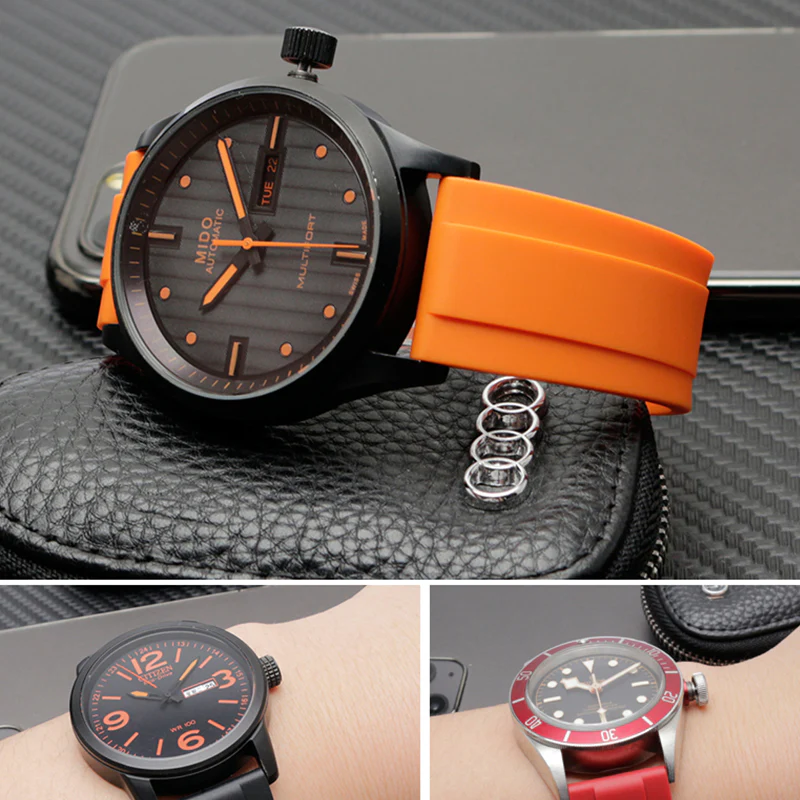 Easy Release Rubber Watch Strap - Image 7