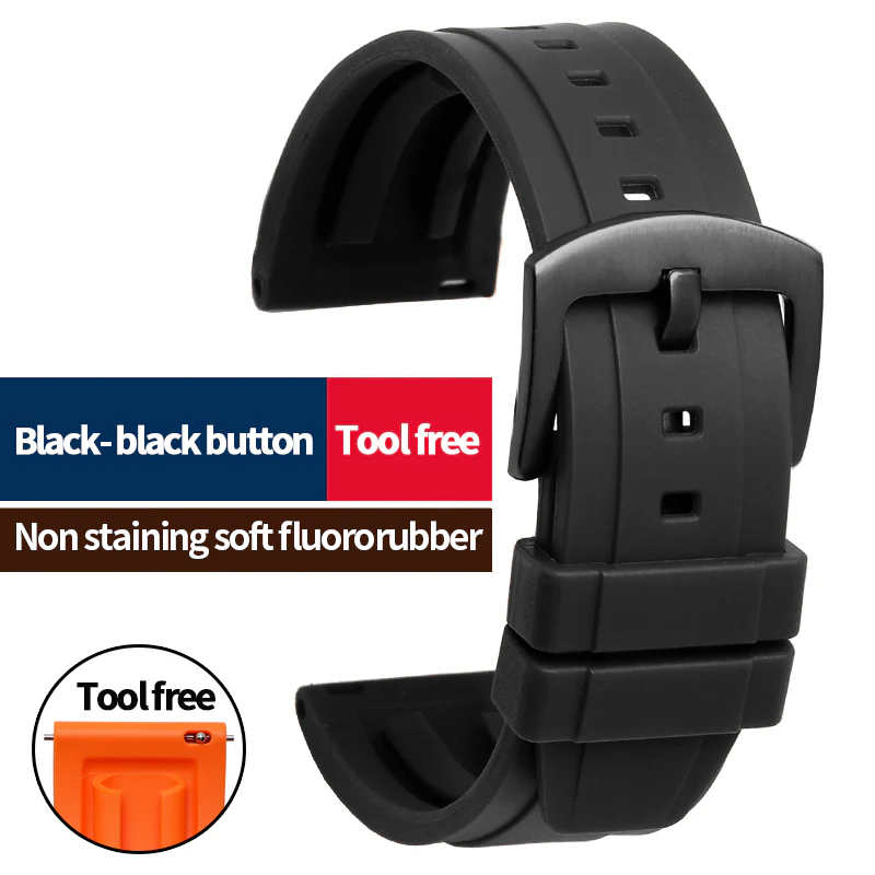 Easy Release Rubber Watch Strap - Image 9