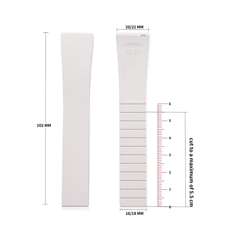 ★SuperDeals★Cut-to-Size CTS FKM Rubber Watch Strap - Image 19