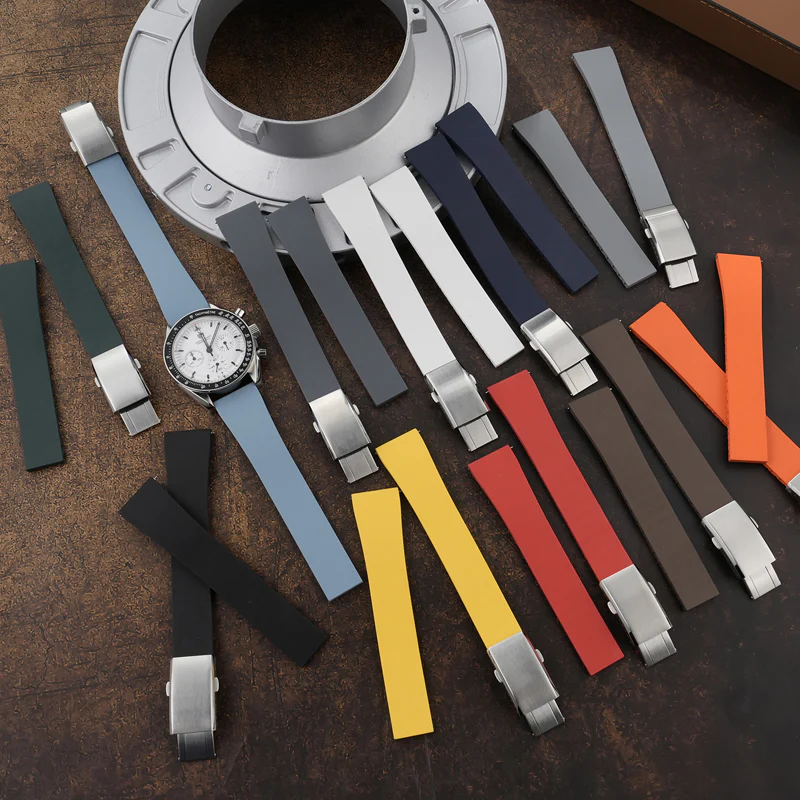 ★SuperDeals★Cut-to-Size CTS FKM Rubber Watch Strap - Image 3