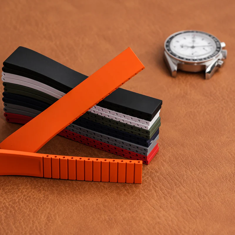 ★SuperDeals★Cut-to-Size CTS FKM Rubber Watch Strap - Image 9