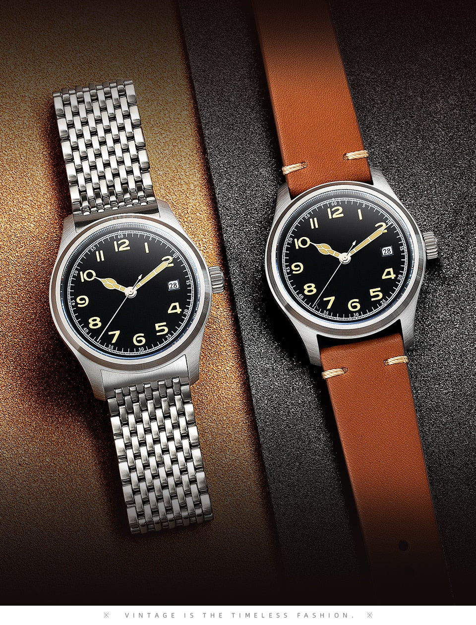 Ironwatch 38mm Military 8215 automatic Military Pilot Watch - Image 7