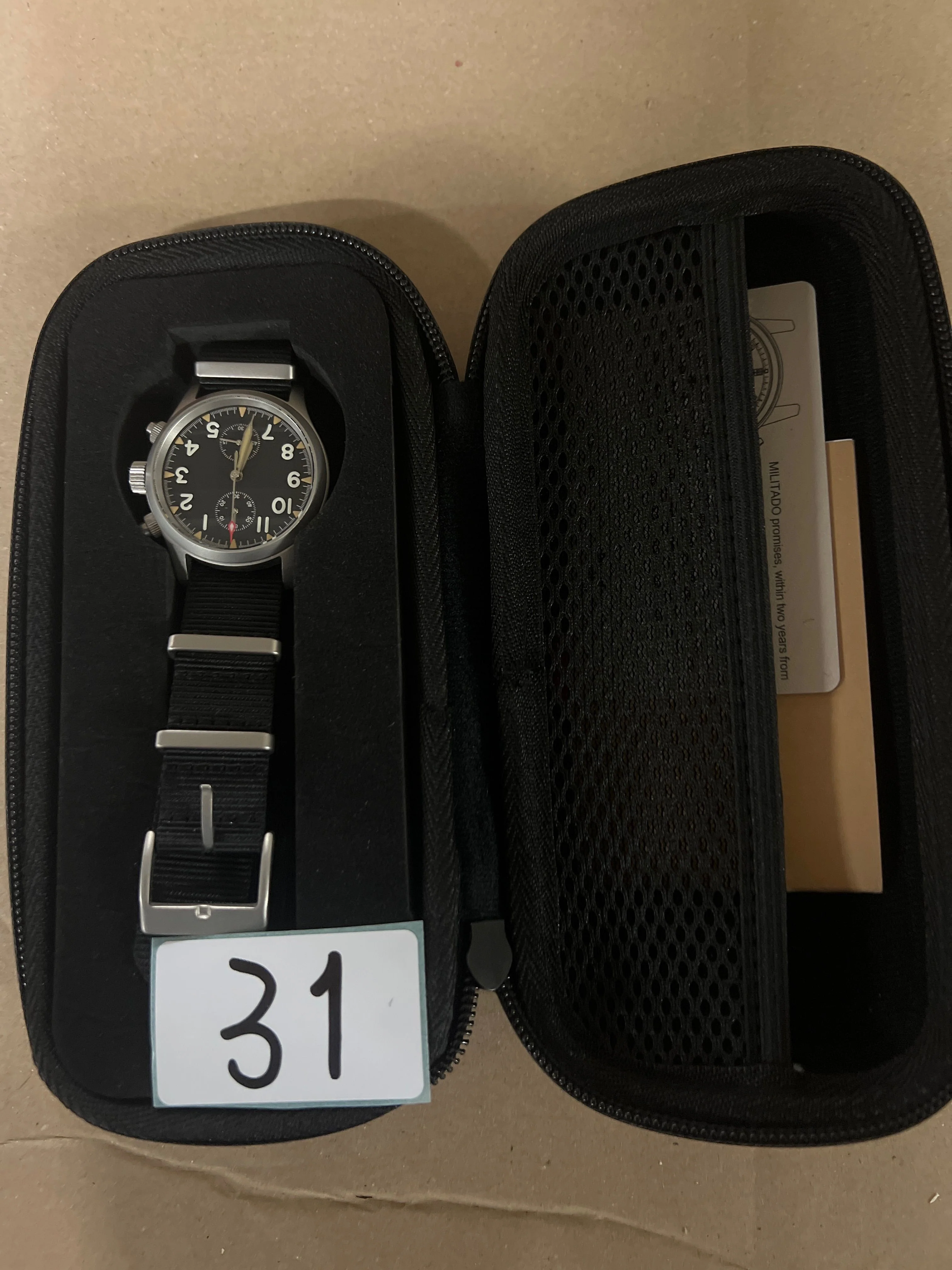 ★EU Pre-owned★Militado Retro VK61 Quartz Chronograph Watch - Image 15