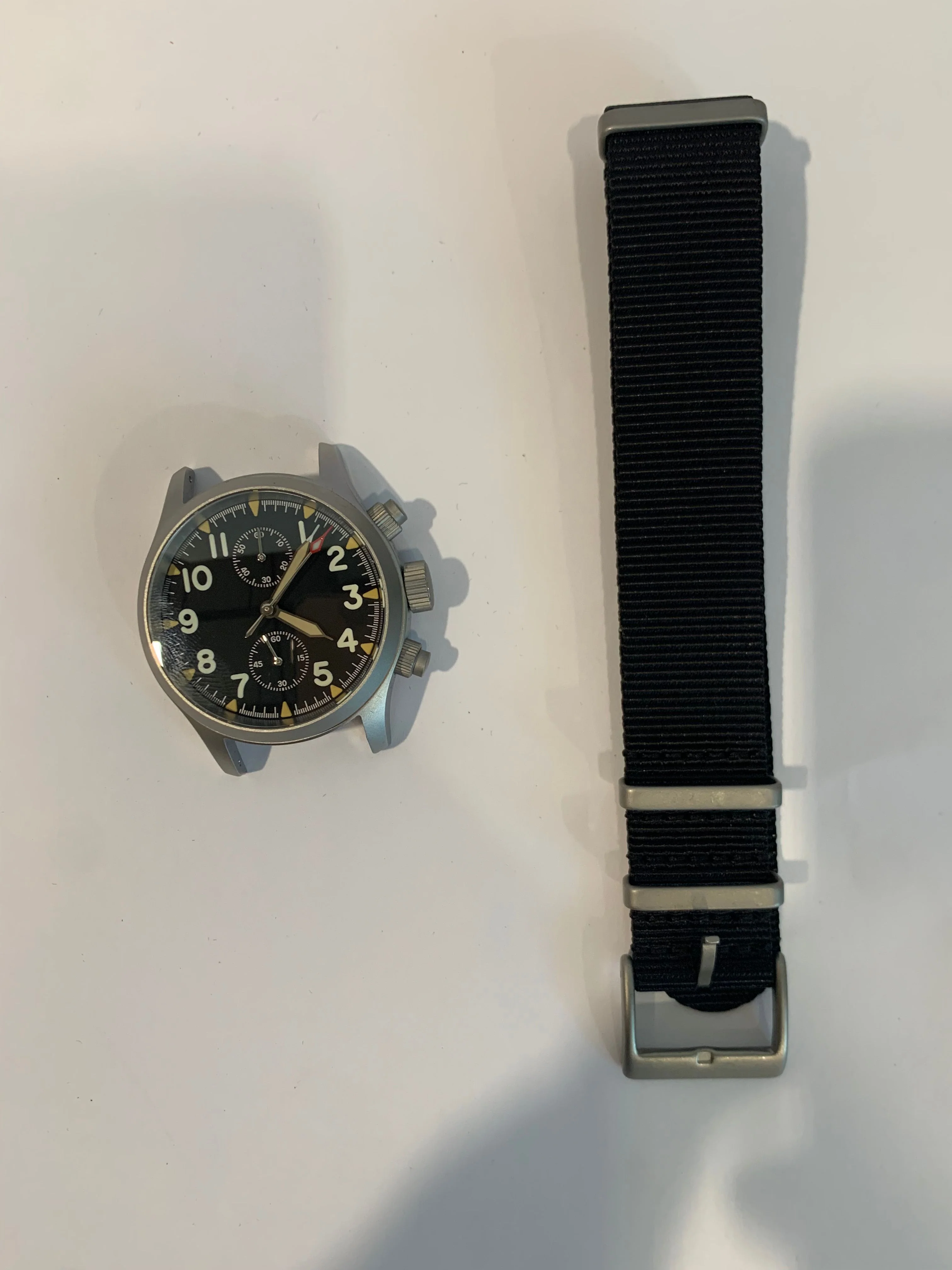 ★US Pre-Owned★Militado Retro VK61 Quartz Chronograph Watch - Image 16