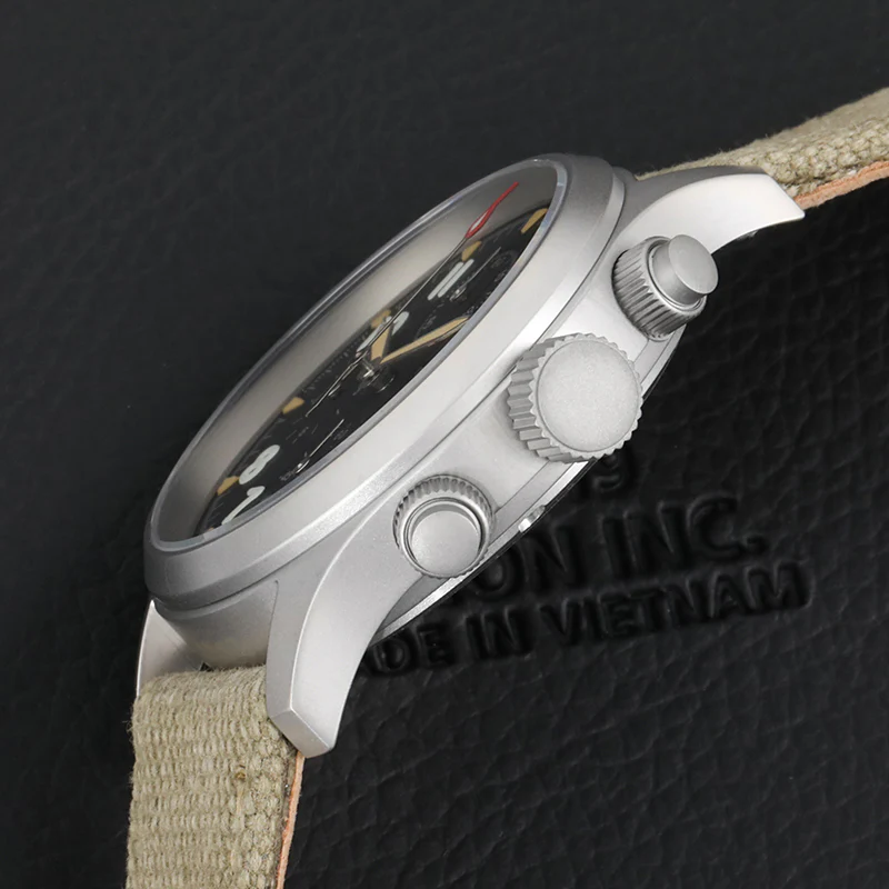 Militado Retro VK67 Quartz Chronograph Watch - 3 Dial - Image 20