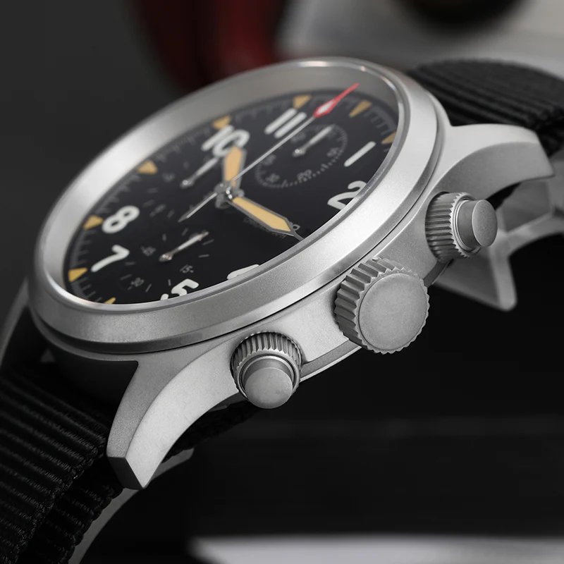 Militado Retro VK67 Quartz Chronograph Watch - 3 Dial - Image 23