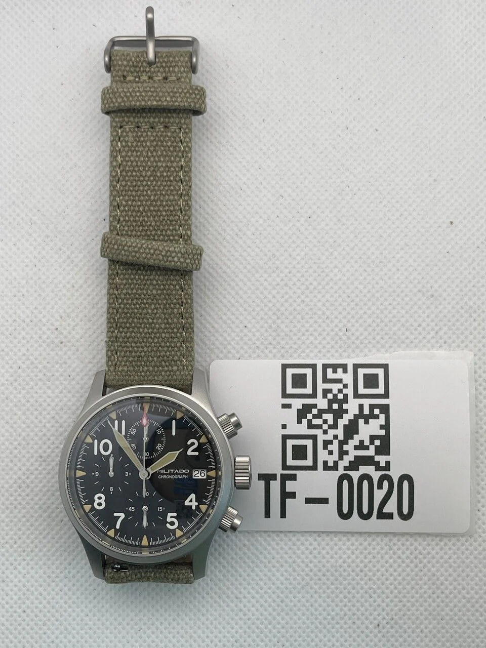 ★US Pre-Owned★Militado Retro VK67 Quartz Chronograph Watch - 3 Dial - Image 36