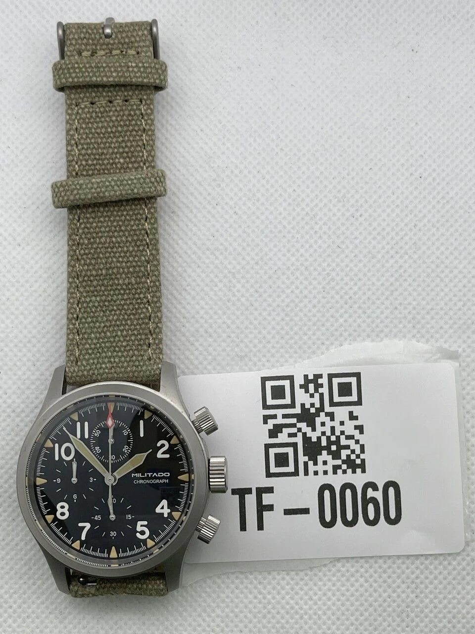 ★US Pre-Owned★Militado Retro VK67 Quartz Chronograph Watch - 3 Dial - Image 39