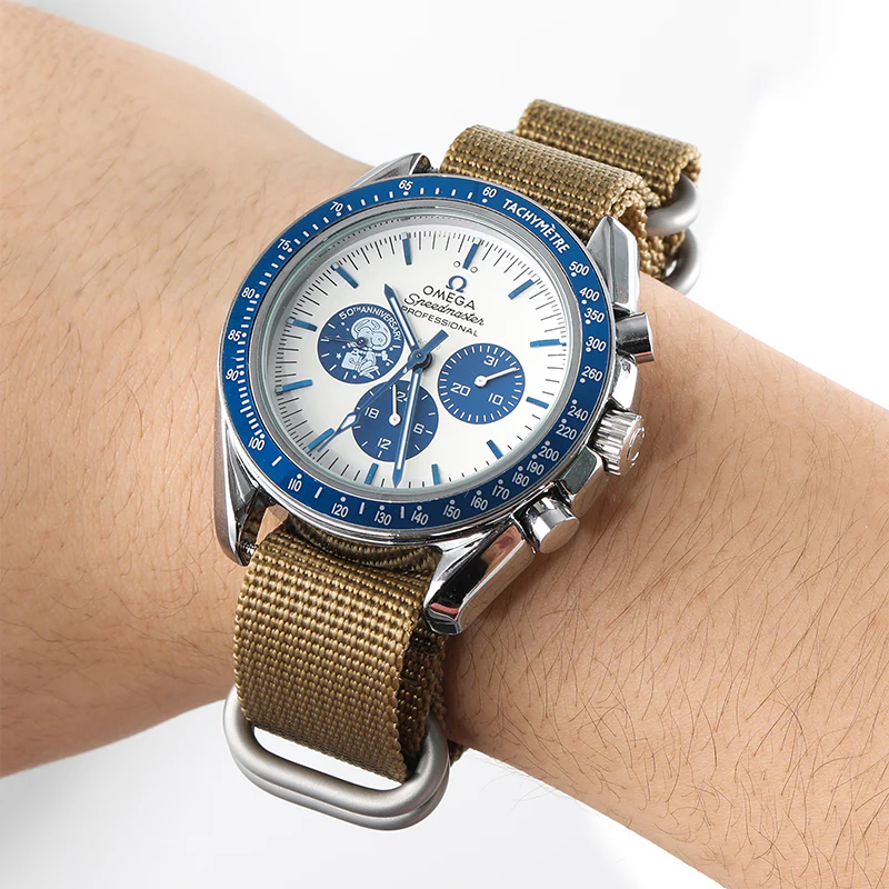 Thick Premium Woven Nylon Military Watch Strap Band - Image 9