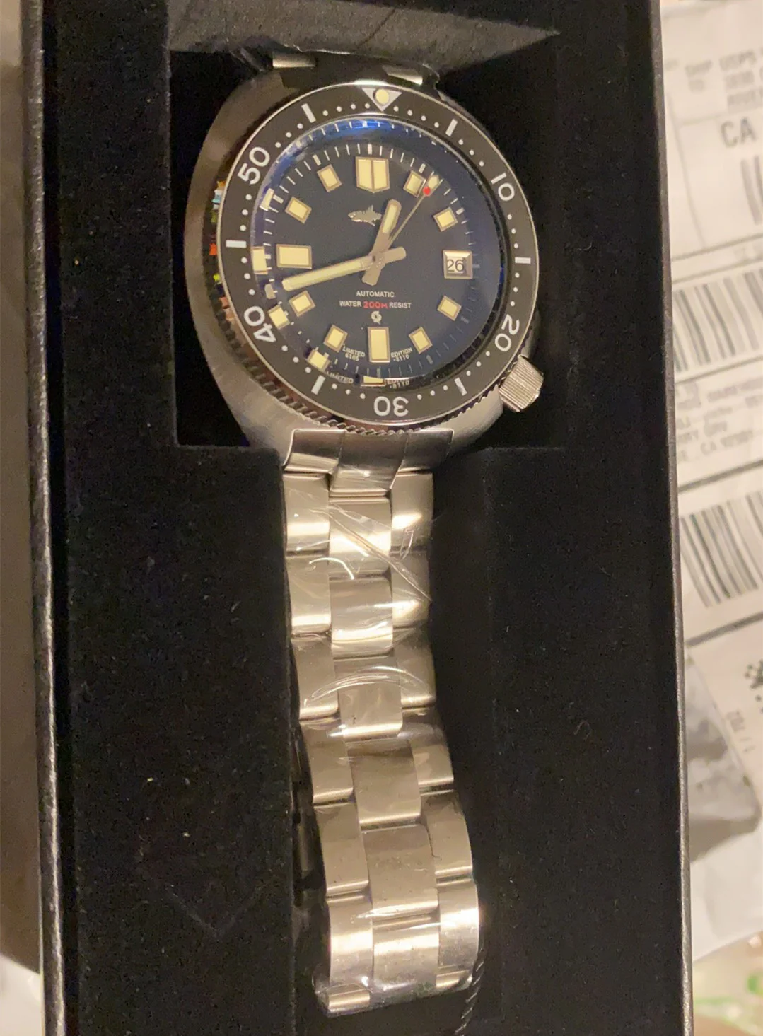 ★ US Pre-Owned★ HEIMDALLR 6105 Turtle Captain Willard Watch - Image 18