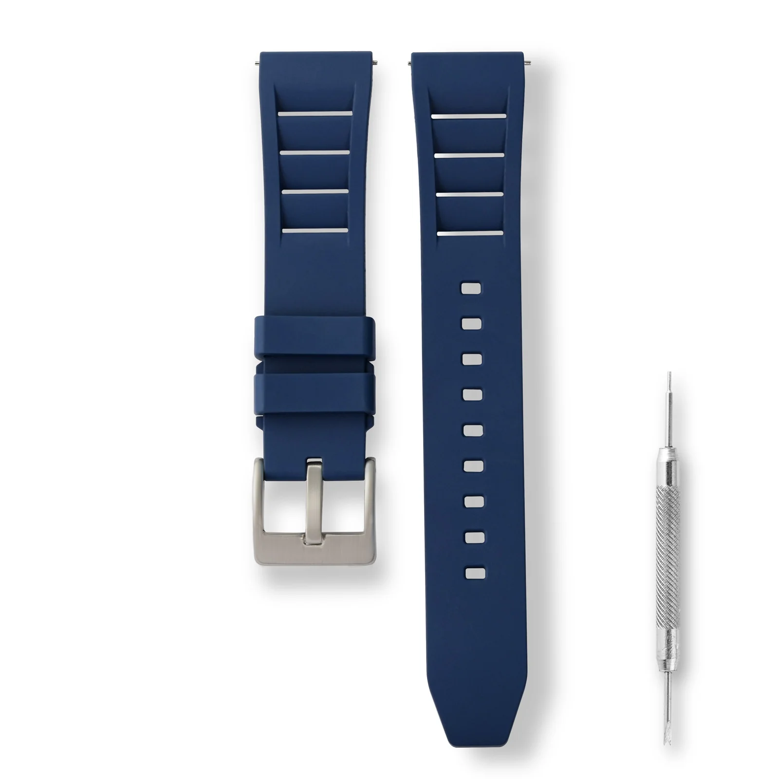 Premium-Grade FKM Fluoro Rubber Watch Strap - Image 8