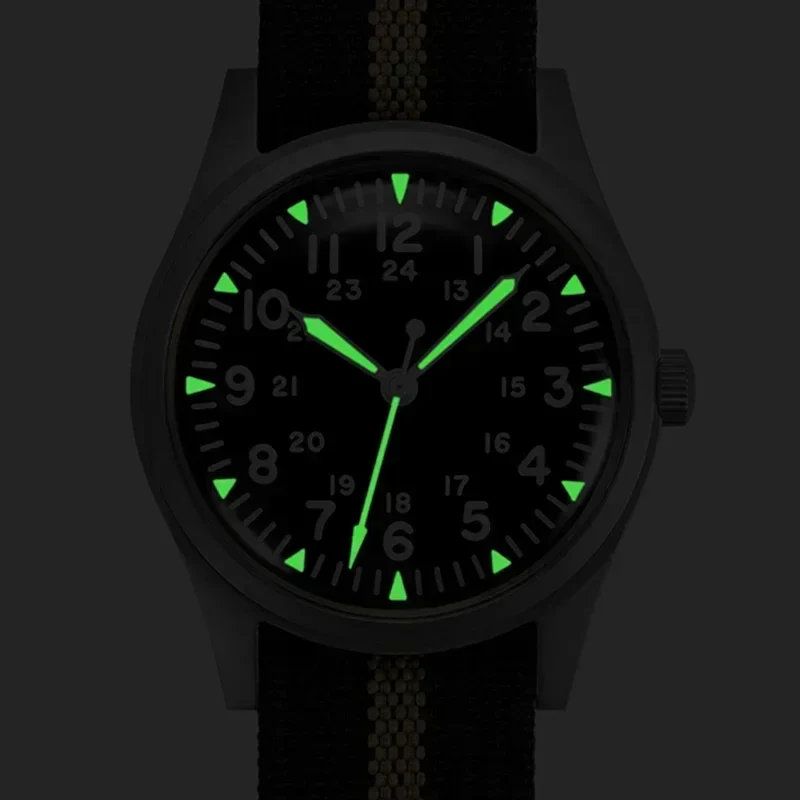 Rdunae RA03 Retro Khaki Field Quartz Watch - Image 8