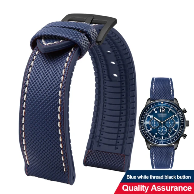 Breathable Rubber Canvas Watch Strap - Image 16