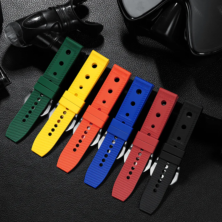 Steeldive Rubber Dive Watch Strap Band - Image 3
