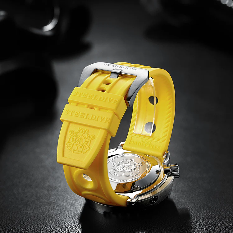 Steeldive Rubber Dive Watch Strap Band - Image 8