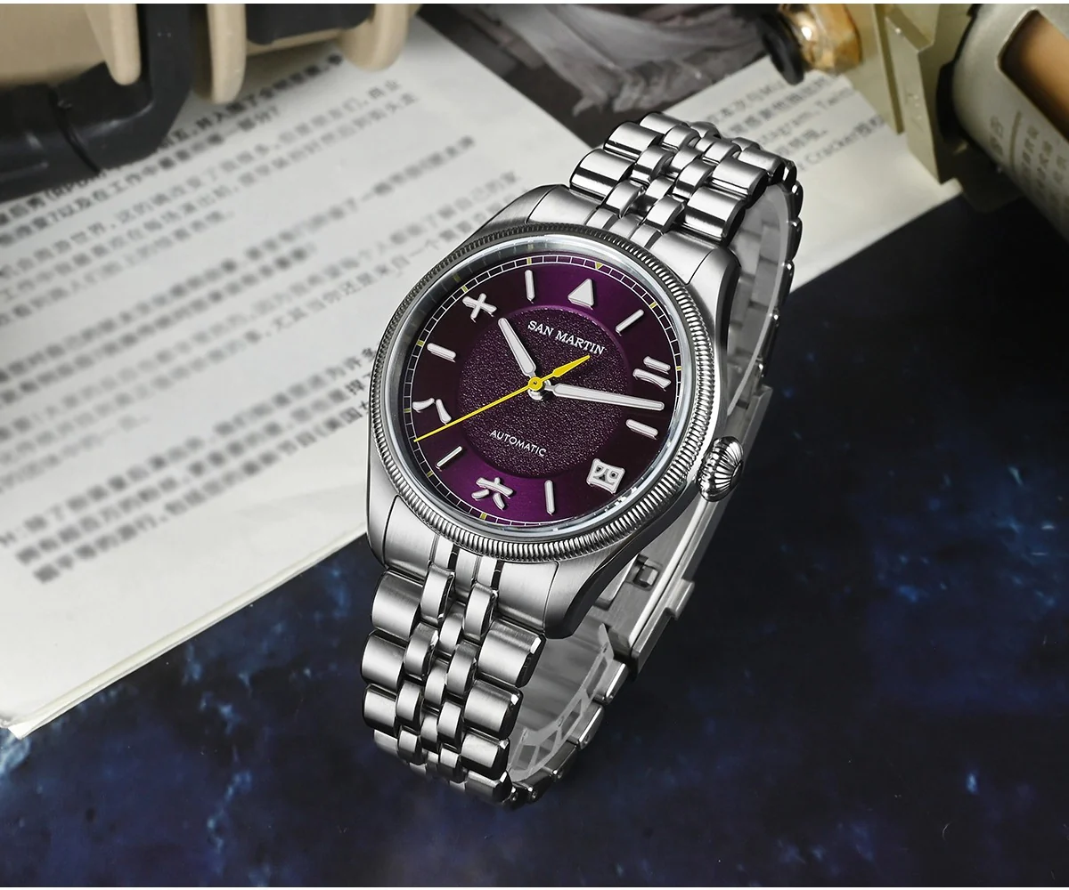 San Martin 39.5mm YN55 Automatic Pilot Watch SN0033G-C - Image 12