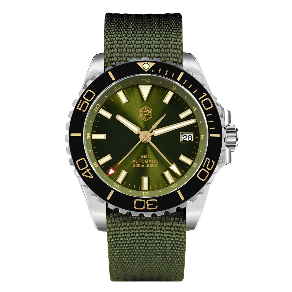 San Martin 39mm Diver GMT Watch SN0136 - Image 16