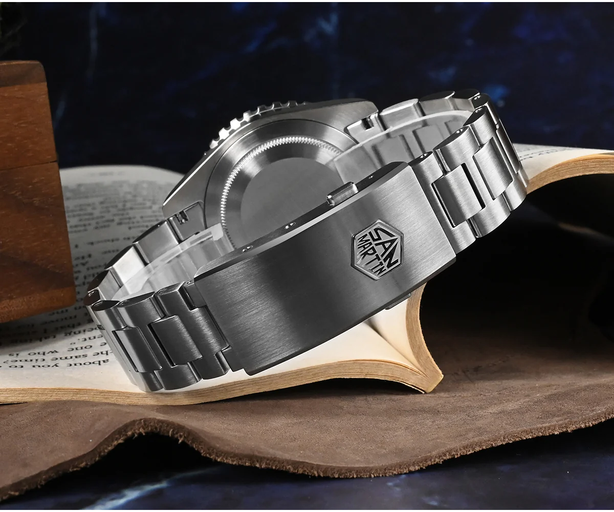 San Martin 39mm Diver GMT Watch SN0136 - Image 30