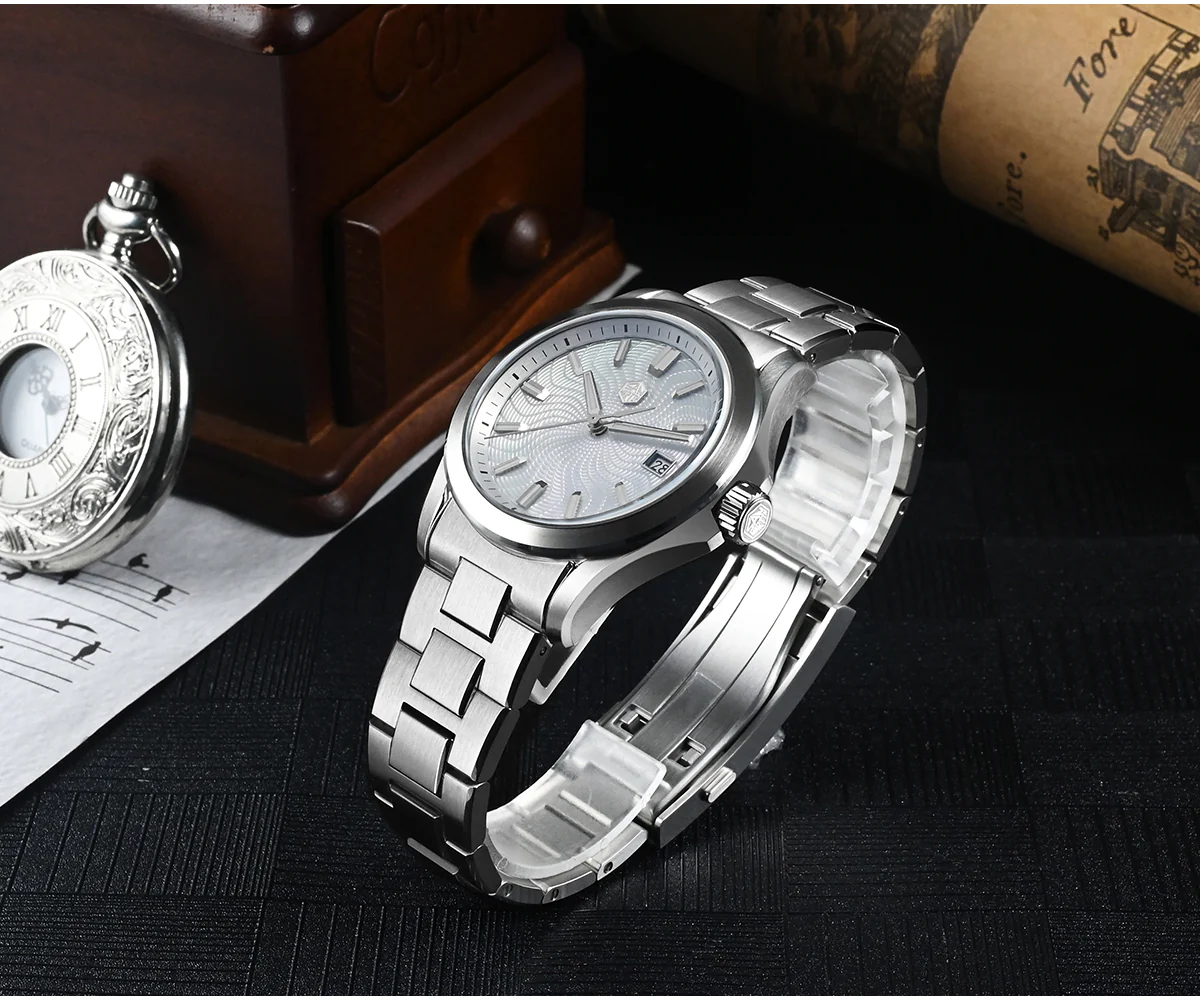 ★FlashSale★San Martin 39mm Mop Guilloche 9015 Automatic Men SN0150 - Image 8