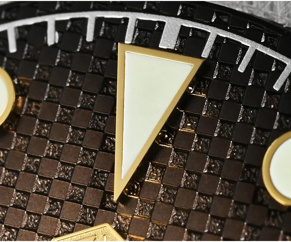San Martin 3D Waffle Dial Automatic Watcth SN0128 - Image 7