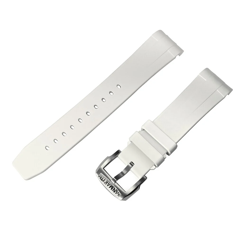 San Martin Fluorine Rubber Watch Band for SN0121G/SN054/SN008 - Image 4